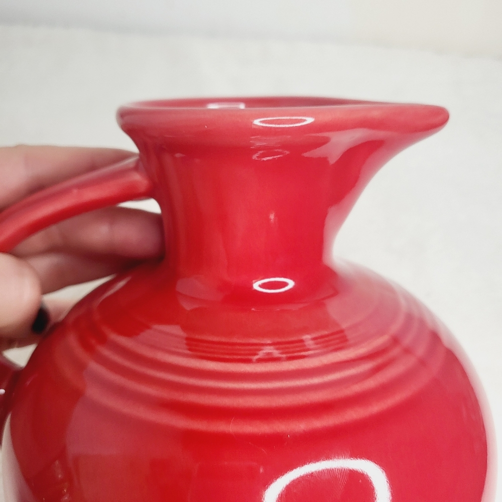 Fiesta Red Ball Pitcher - Picture 8 of 10
